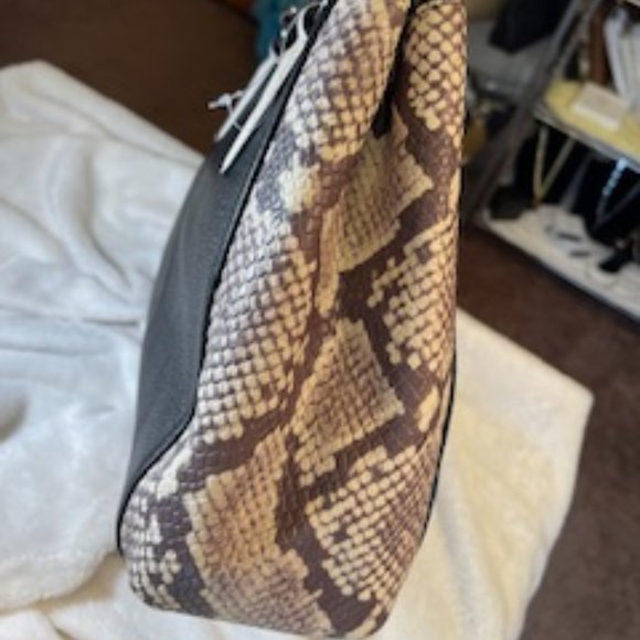 COACH NWT LEATHER AND SNAKESKIN HANDBAGS - Picture 4 of 16